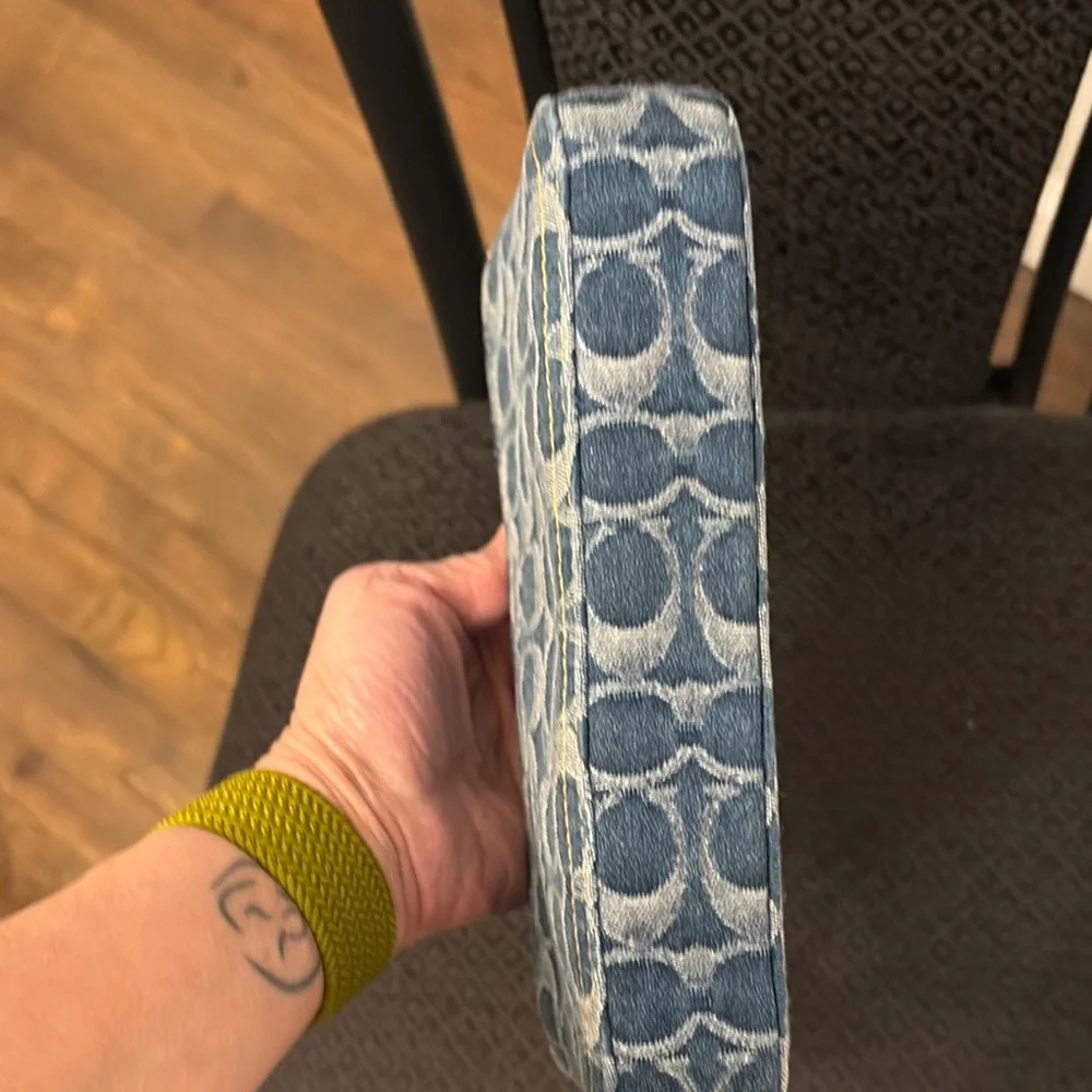 Coach Blue Signature Crossbody Bag - Picture 3 of 9